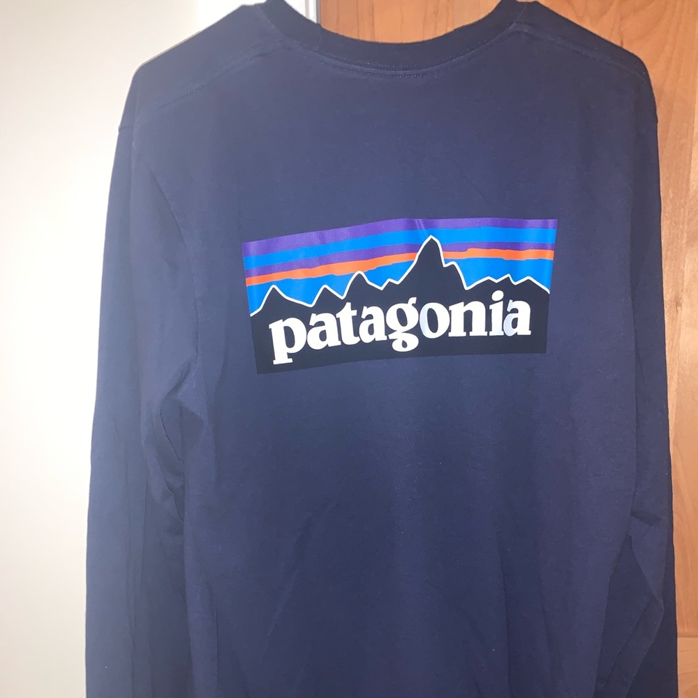 Navy blue Patagonia long sleeve